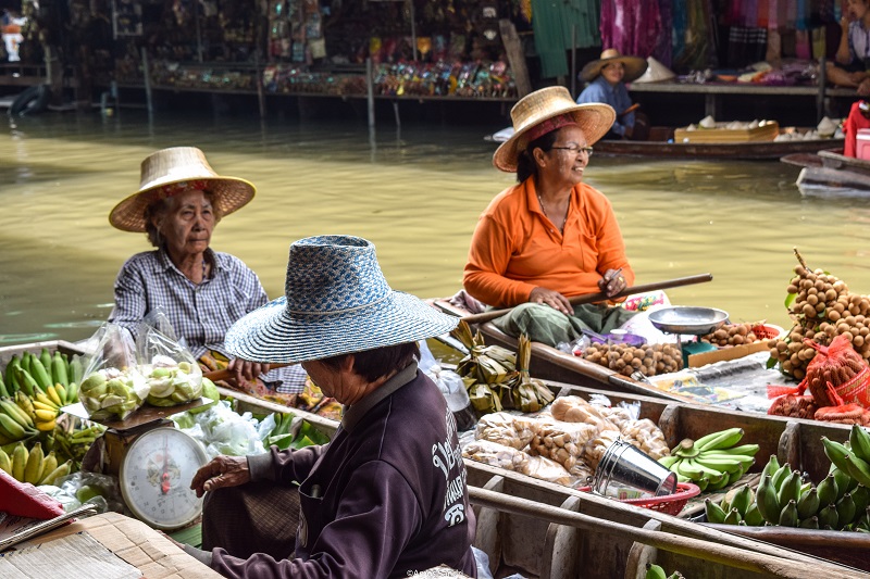 Floating Market – Damnoen Saduak, Bangkok