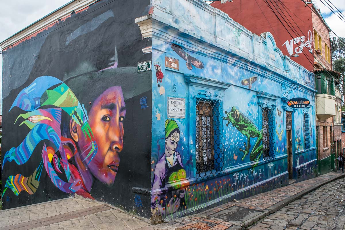 Doppio murales Bogotà